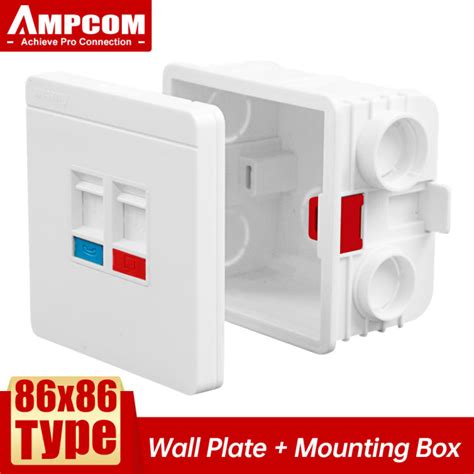 ethernet wall mount junction box|surface mounted junction box.